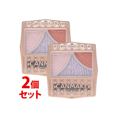 《セット販売》　井田ラボラトリーズ キャンメイク ジューシーピュアアイズ 16 シルエットサンライズ (1個)×2個セット アイシャドウ CANMAKE