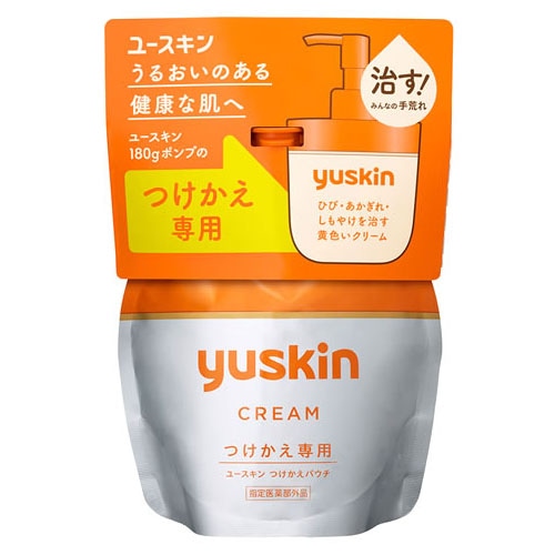 ユースキン つけかえパウチ (180g) 付け替え用 ひび あかぎれ しもやけ クリーム 【指定医薬部外品】