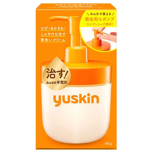 ユースキン ポンプ (180g) ひび あかぎれ しもやけ クリーム 【指定医薬部外品】