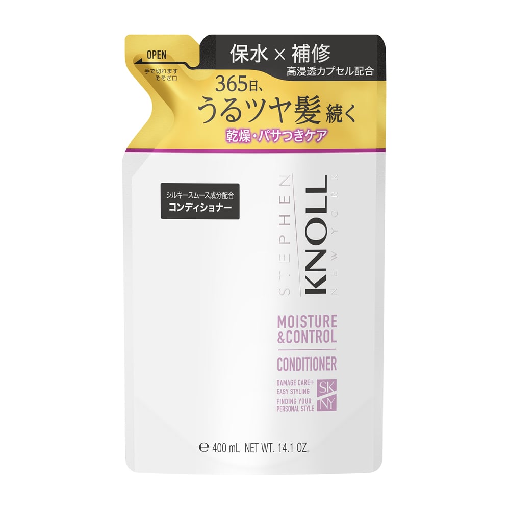 コーセー スティーブンノル モイスチュアコントロール コンディショナー W つめかえ用 (400mL) 詰め替え用 乾燥・パサつきケア