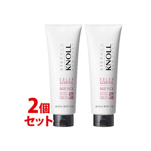 《セット販売》 コーセー スティーブンノル カラーコントロール ヘアパック W (220g)×2個セット 洗い流すヘアトリートメント カラーケア