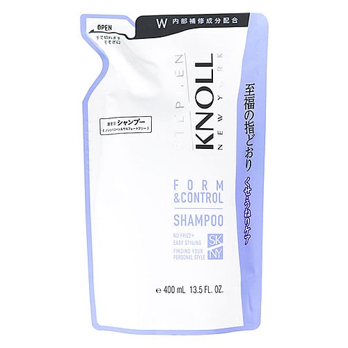 コーセー スティーブンノル フォルムコントロール シャンプー W つめかえ用 (400mL) 詰め替え用 くせうねりケア