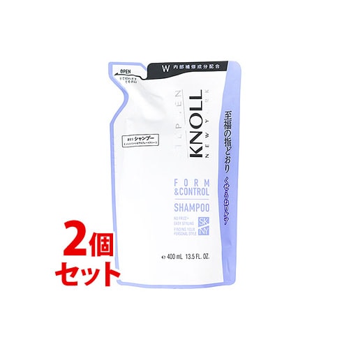 《セット販売》 コーセー スティーブンノル フォルムコントロール シャンプー W つめかえ用 (400mL)×2個セット 詰め替え用 くせうねりケア