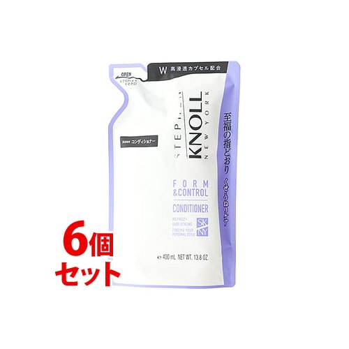 《セット販売》 コーセー スティーブンノル フォルムコントロール コンディショナー W つめかえ用 (400mL)×6個セット 詰め替え用 くせうねりケア