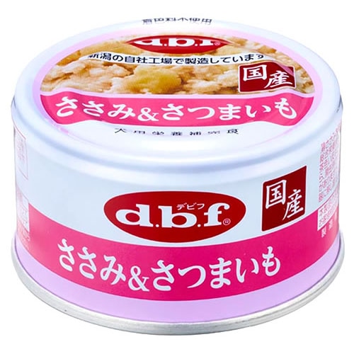 デビフ ささみ＆さつまいも (85g) 国産 ドッグフード 缶 犬用栄養補完食