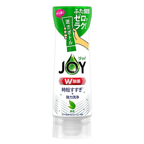 P&G 除菌ジョイ コンパクト 緑茶の香り 逆さボトル (290mL) 台所用洗剤 食器用洗剤　【P＆G】