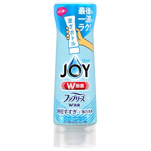 P&G 除菌ジョイ コンパクト W消臭 フレッシュクリーン 逆さボトル (290mL) 台所用洗剤 食器用洗剤　【P＆G】