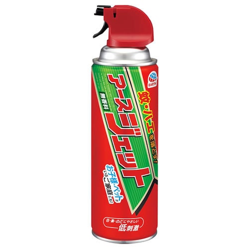 アース製薬 アースジェット (450mL) 殺虫剤 蚊・ハエ用駆除スプレー　【防除用医薬部外品】