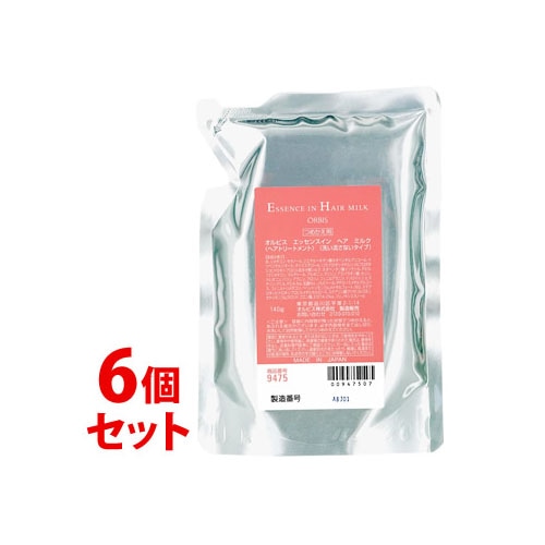 《セット販売》 オルビス エッセンスインヘアミルク つめかえ用 (140g)×6個セット 詰め替え用 洗い流さないトリートメント ORBIS