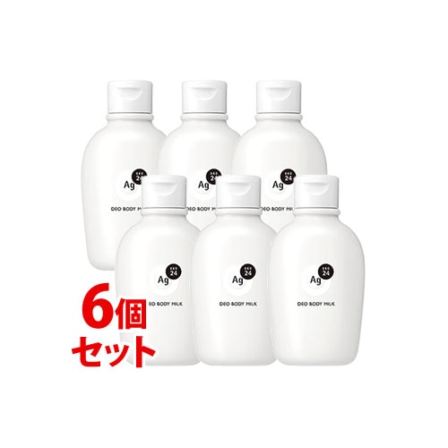 《セット販売》 ファイントゥデイ エージーデオ24 デオドラントボディミルク 無香性 (180mL)×6個セット デオボディミルク 【医薬部外品】