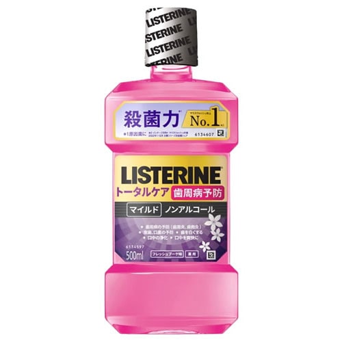 JNTLコンシューマーヘルス 薬用リステリン トータルケア 歯周マイルド (500mL) 液体ハミガキ 液体歯磨 マウスウォッシュ 【医薬部外品】