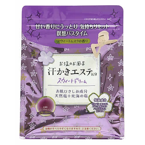 マックス お塩のお風呂 汗かきエステ気分 スウィートドリーム (500g) 入浴剤 バスソルト