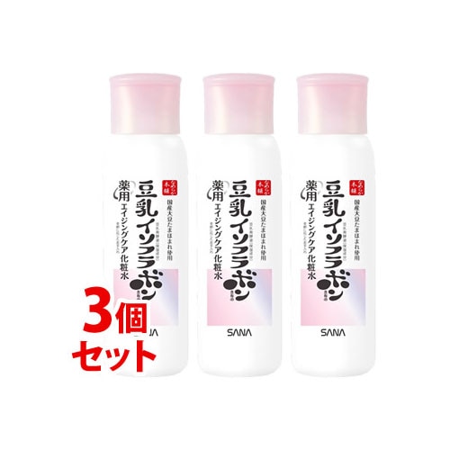 《セット販売》 ノエビア なめらか本舗 薬用リンクル化粧水 ホワイト (200mL)×3個セット 化粧水 ローション 豆乳イソフラボン配合 【医薬部外品】