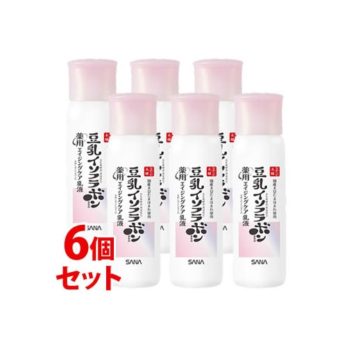 《セット販売》 ノエビア サナ なめらか本舗 薬用リンクル乳液 ホワイト (150mL)×6個セット 豆乳イソフラボン配合 【医薬部外品】