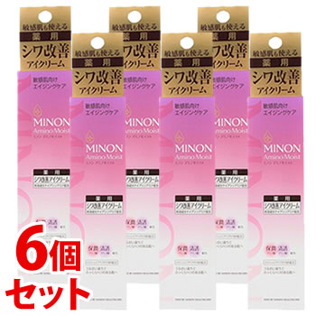 《セット販売》 第一三共ヘルスケア ミノン アミノモイスト エイジングケア アイクリーム (25g)×6個セット 保湿クリーム 目元用クリーム 【医薬部外品】