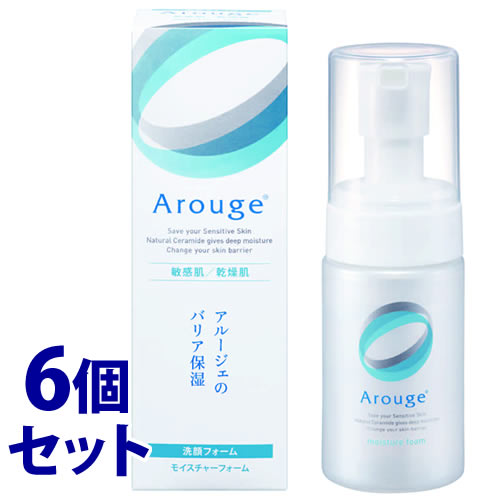 《セット販売》 全薬工業 アルージェ モイスチャーフォーム (100mL)×6個セット 洗顔フォーム 【医薬部外品】