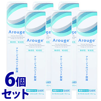 《セット販売》 全薬工業 アルージェ エッセンス ミルキークリーム しっとり (35g)×6個セット 保湿クリーム フェイスクリーム 【医薬部外品】