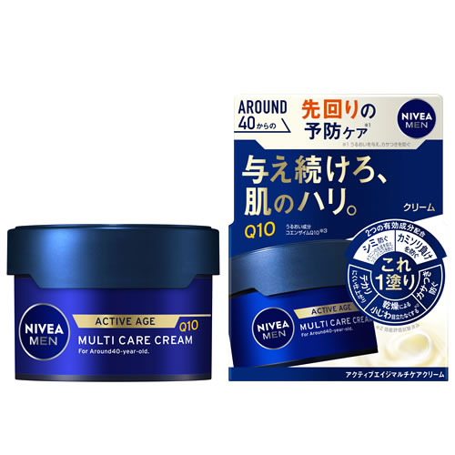 花王 ニベアメン アクティブエイジ マルチケアクリーム (85g) 男性用 フェイスクリーム 【医薬部外品】