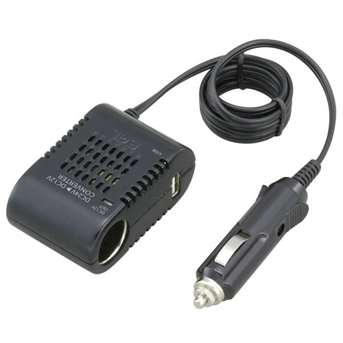 大橋産業 BAL バル 1770 DC/DCコンバーター 3A DC24V車専用 (1個) アクセサリーソケット対応