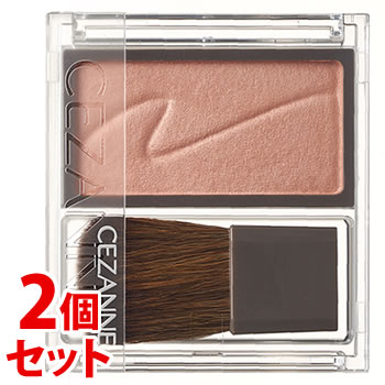 《セット販売》 セザンヌ化粧品 チークブラッシュ 02 シナモンブラウン (1個)×2個セット チーク CEZANNE