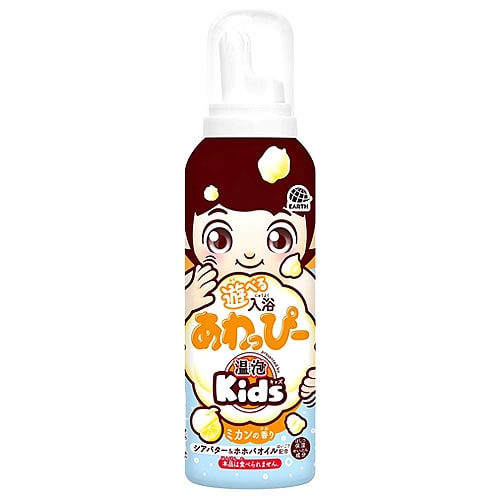 アース製薬 遊べる入浴 あわっぴー ミカンの香り (160mL) キッズ 子供 入浴剤