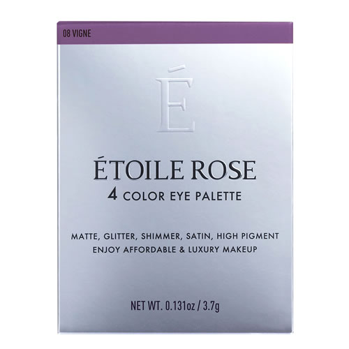 イデアル エトワルローズ 4色アイシャドウ 08 ヴィーニュ (3.7g) アイシャドウ Etoile Rose
