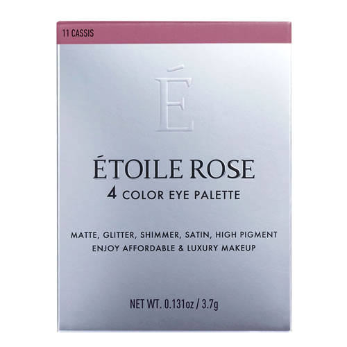 イデアル エトワルローズ 4色アイシャドウ 11 カシス (3.7g) アイシャドウ Etoile Rose