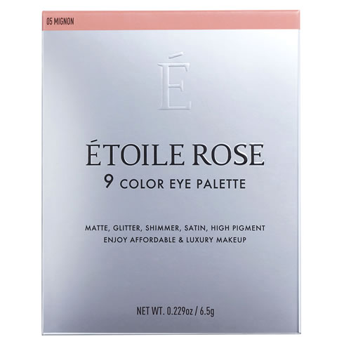 イデアル エトワルローズ 9色アイシャドウ 05 ミニョン (6.5g) アイシャドウ Etoile Rose