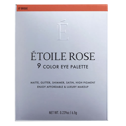 イデアル エトワルローズ 9色アイシャドウ 07 ブリック (6.5g) アイシャドウ Etoile Rose