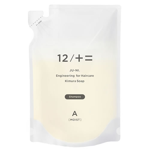 木村石鹸工業 12/JU-NI ジューニ シャンプー Type-A しっとりタイプ つめかえ用 (450mL) 詰め替え用 ダメージヘア くせ毛