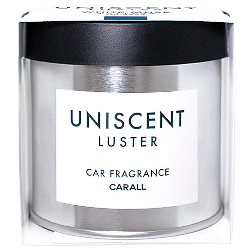 晴香堂 ユニセント ラスター ホワイトムスク (160mL) 芳香剤 ゲルタイプ 車用