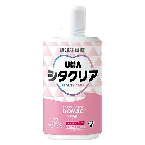 UHA味覚糖 シタクリア 液体はみがき スイートピーチ (500mL) 液体歯磨き 液体ハミガキ