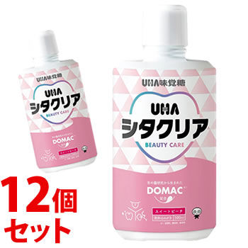 《セット販売》 UHA味覚糖 シタクリア 液体はみがき スイートピーチ (500mL)×12個セット 液体歯磨き 液体ハミガキ