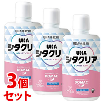 《セット販売》 UHA味覚糖 シタクリア 液体はみがき クリアミント (500mL)×3個セット 液体歯磨き 液体ハミガキ