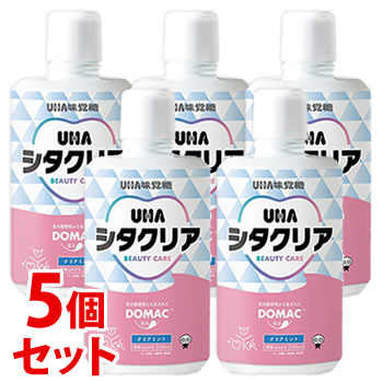 《セット販売》 UHA味覚糖 シタクリア 液体はみがき クリアミント (500mL)×5個セット 液体歯磨き 液体ハミガキ