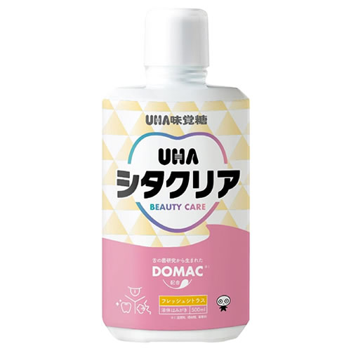 UHA味覚糖 シタクリア 液体はみがき フレッシュシトラス (500mL) 液体歯磨き 液体ハミガキ