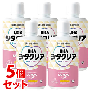 《セット販売》 UHA味覚糖 シタクリア 液体はみがき フレッシュシトラス (500mL)×5個セット 液体歯磨き 液体ハミガキ