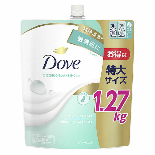 ユニリーバ ダヴ ボディウォッシュ センシティブマイルド つめかえ用 (1270g) 詰め替え用 ボディソープ