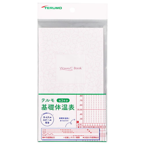 テルモ ウーマンドシー Book テルモ基礎体温表 ETRC3 (1冊) WOMAN℃