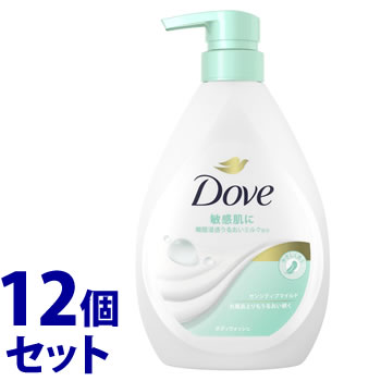 《セット販売》 ユニリーバ ダヴ ボディウォッシュ センシティブマイルド ポンプ (470g)×12個セット ボディーソープ Dove