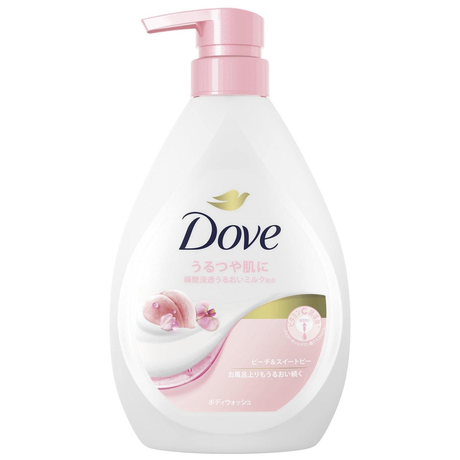 ユニリーバ ダヴ ボディウォッシュ ピーチ&スイートピー ポンプ (470g) ボディソープ Dove