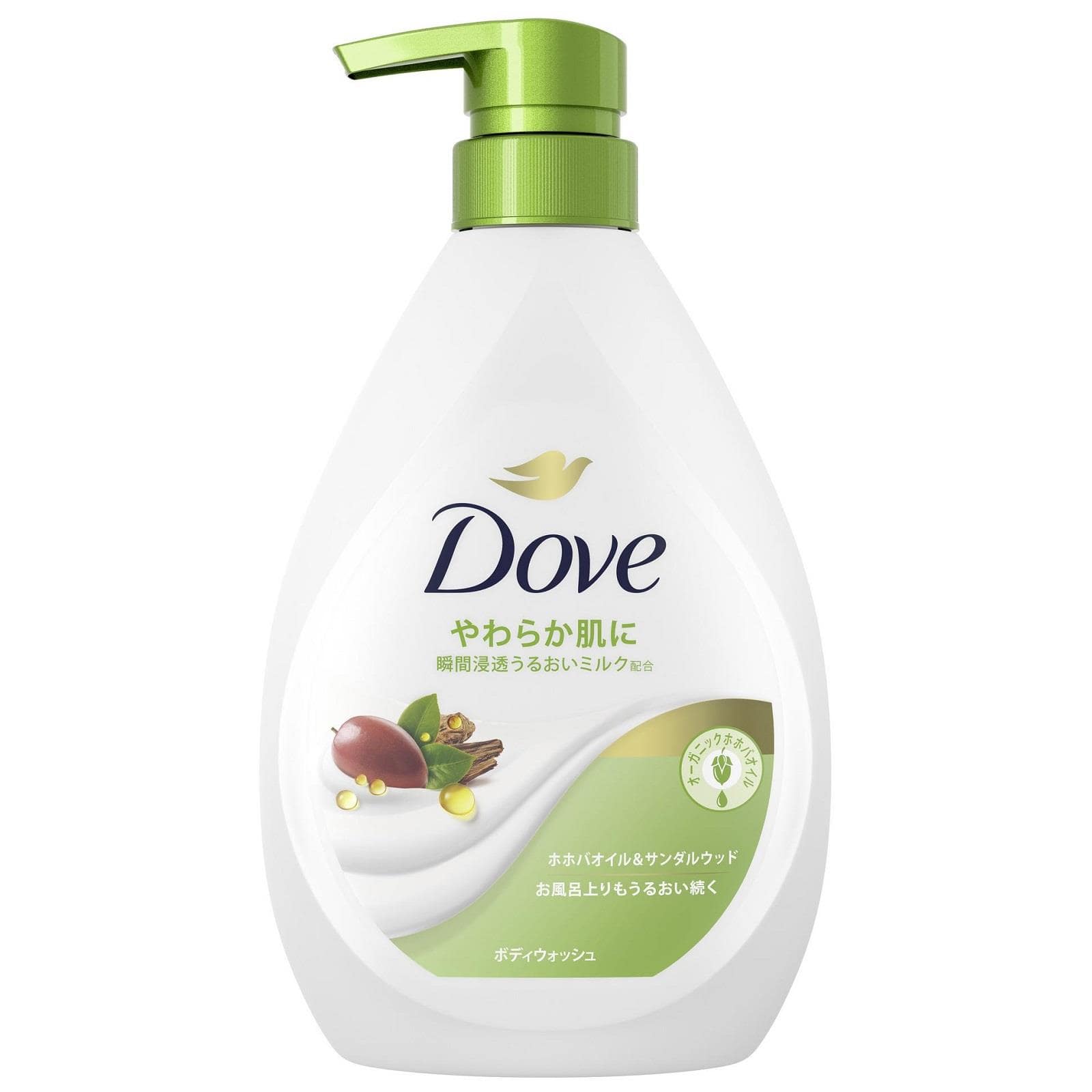 ユニリーバ ダヴ ボディウォッシュ ホホバオイル&サンダルウッド ポンプ (470g) ボディソープ Dove
