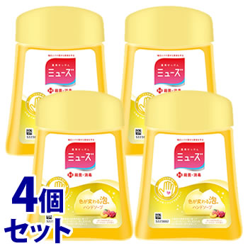 《セット販売》　レキットベンキーザー ミューズ ノータッチ 泡ハンドソープ 付替ボトル ピーチ＆ローズ (250mL)×4個セット 薬用 殺菌・消毒　【医薬部外品】