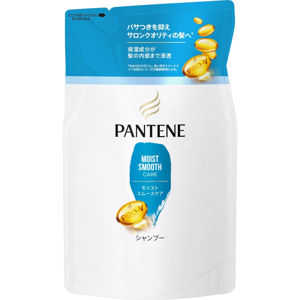 P&G パンテーン モイストスムースケア シャンプー つめかえ用 (300mL) 詰め替え用　【P＆G】