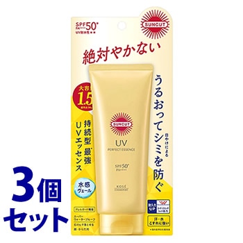 《セット販売》　コーセーコスメポート サンカット パーフェクトUV エッセンス N SPF50+ PA++++ (120g)×3個セット 日焼け止め美容液