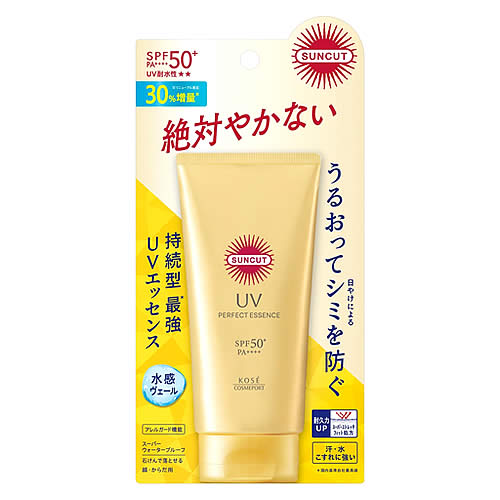 コーセーコスメポート サンカット パーフェクトUV エッセンス N SPF50+ PA++++ (80g) 日焼け止め美容液