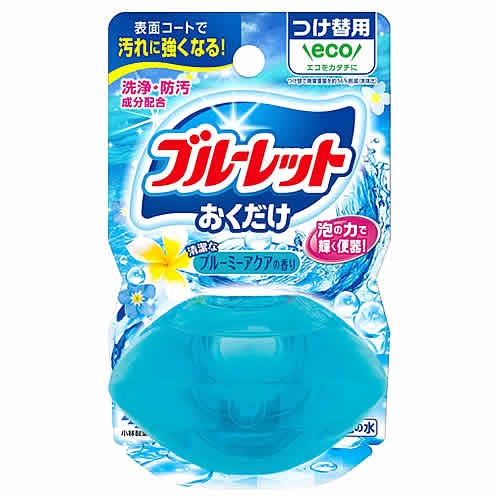 小林製薬 液体ブルーレット おくだけ つけかえ用 清潔なブルーミーアクアの香り (70mL) 付け替え用 トイレ用合成洗剤