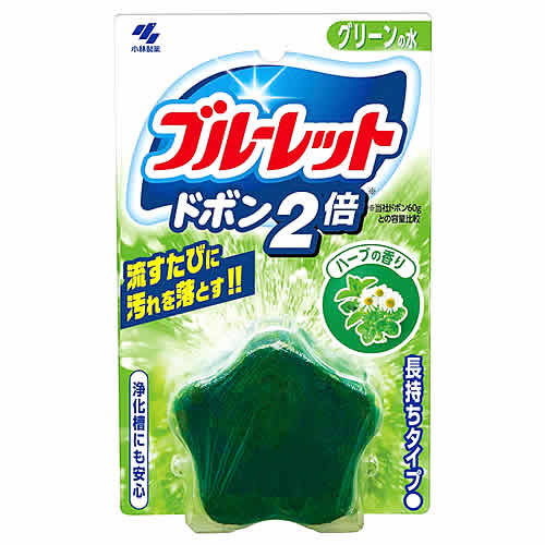 小林製薬 ブルーレット ドボン2倍 ハーブ (120g) 水洗トイレ用芳香洗浄剤
