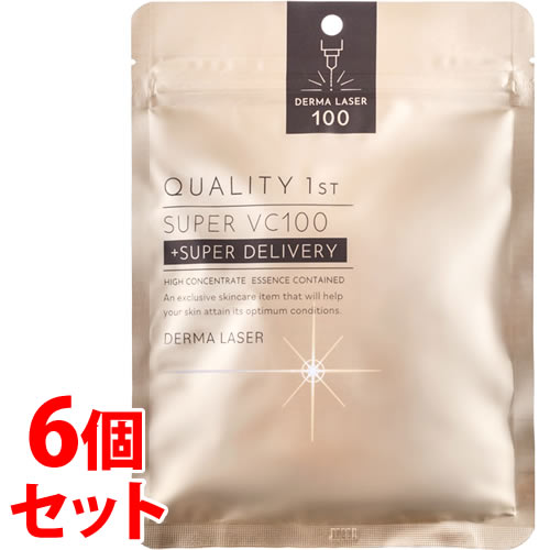 《セット販売》 クオリティファースト ダーマレーザー スーパーVC100マスク (7枚)×6個セット シートマスク DERMA LASER