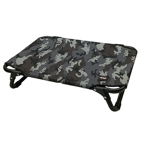 ペットアイ ペット用コット カモフラグレー L (1個) アウトドア 犬用品